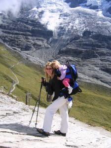 Hiking to Eiger Glacier